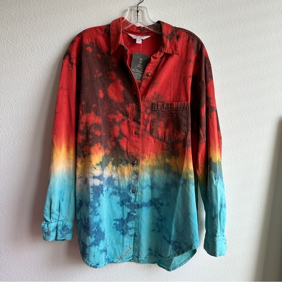 URBAN OUTFITTERS RENEWAL Cherokee Button Up - Picture 1 of 6